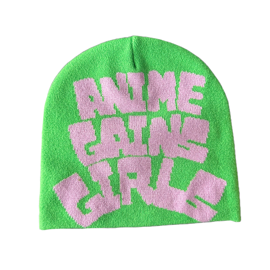 Green 'AGG' Beanie