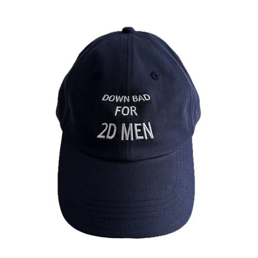 Navy 'Down Bad' Cap
